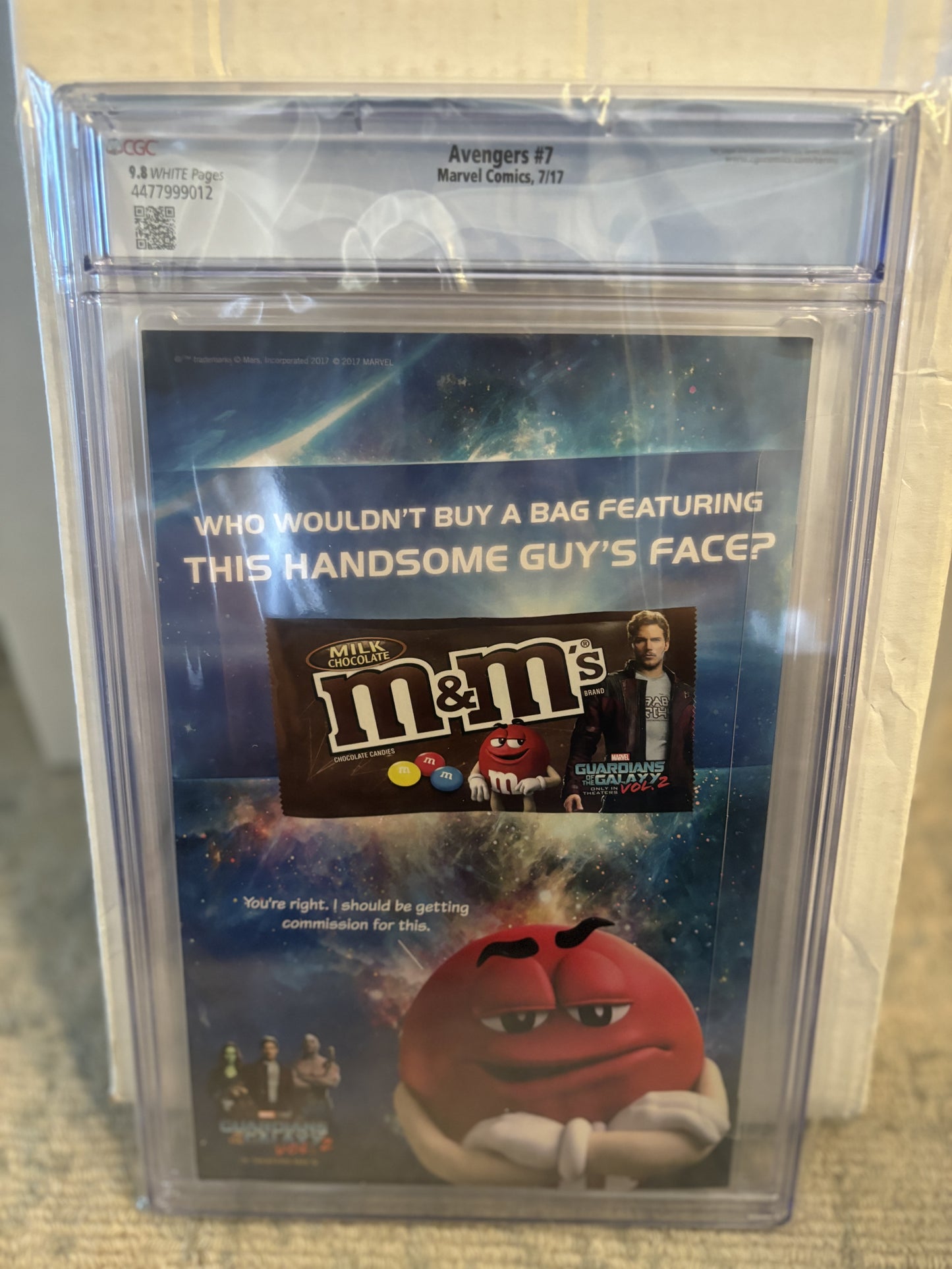 Avengers #7 CGC 9.8 - Back