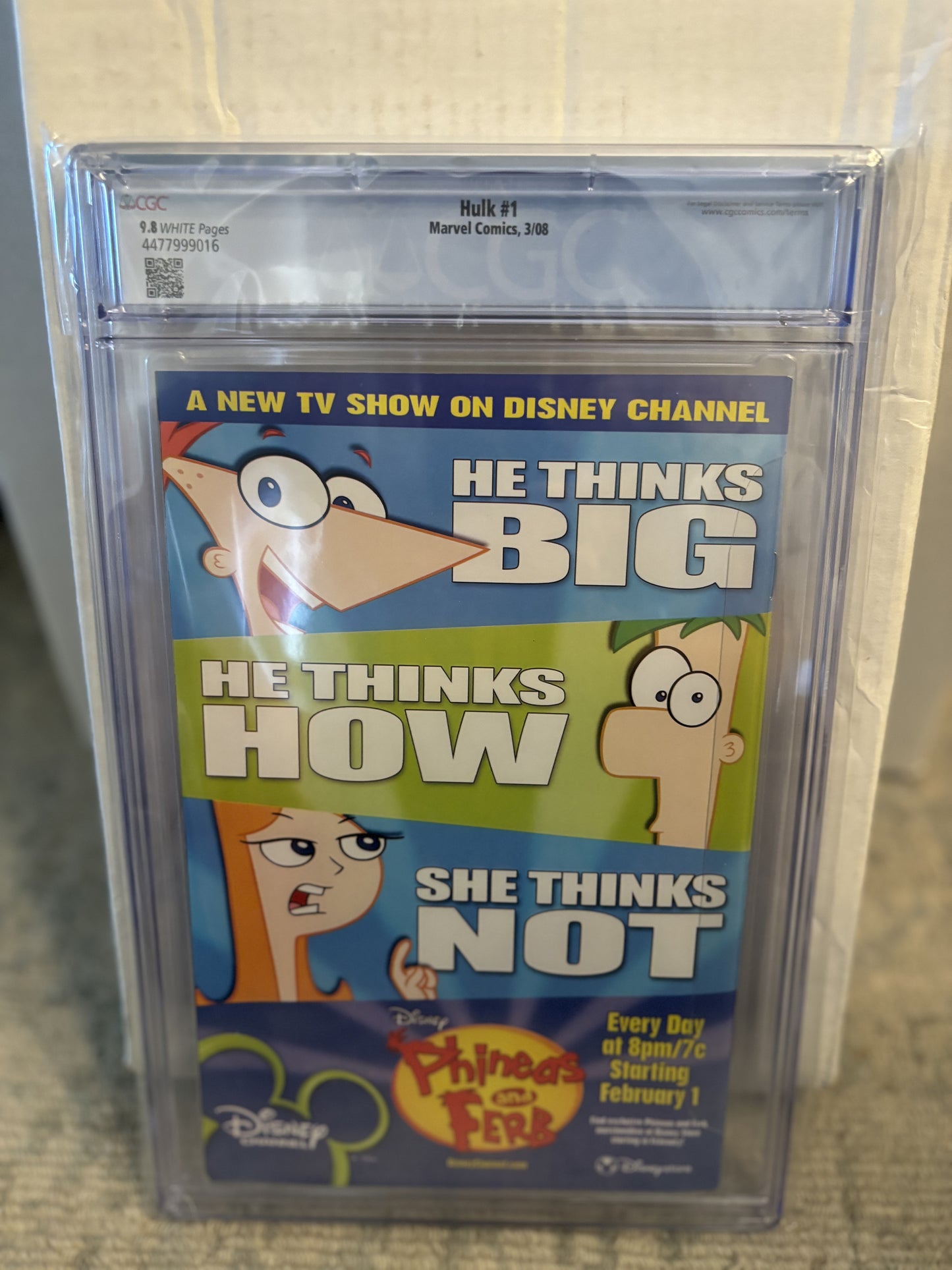 Hulk #1 CGC 9.8 - 1st Appearance of Red Hulk - Back