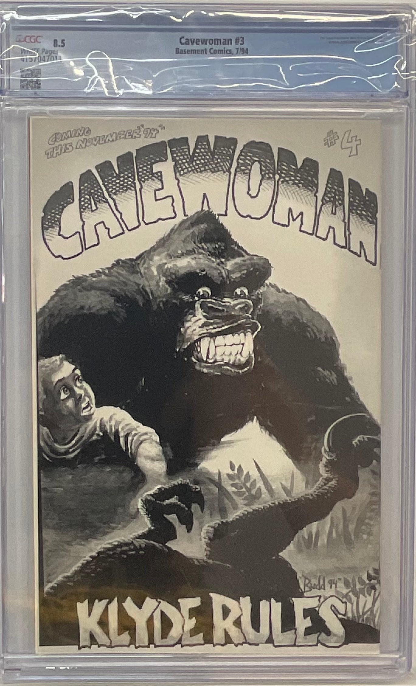 Cavewoman #3, CGC 8.5