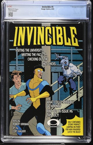 Invincible #5, CGC 9.2, 1st Appearance of Allen the Alien