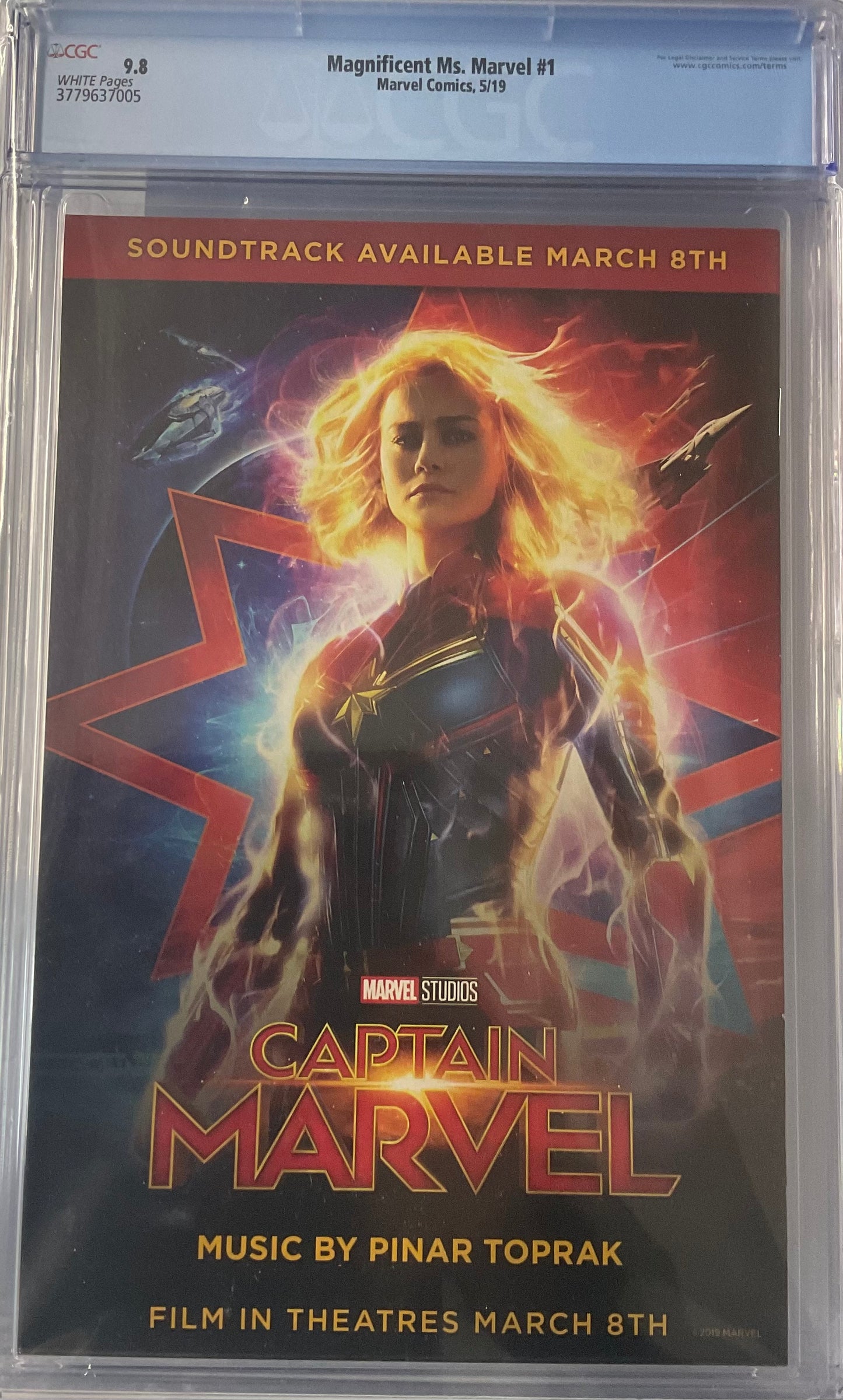 Magnificent Ms. Marvel #1, 9.8