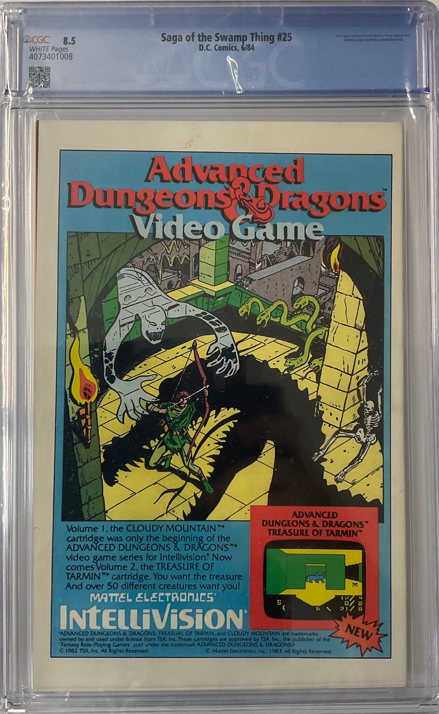 The Saga of Swamp Thing #25, 8.5, Jason Blood Appearance