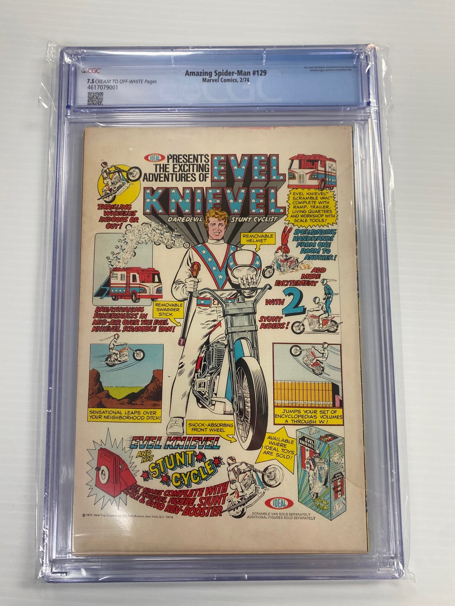 Amazing Spider-Man #129 CGC 7.5 1st Appearance of the Punisher