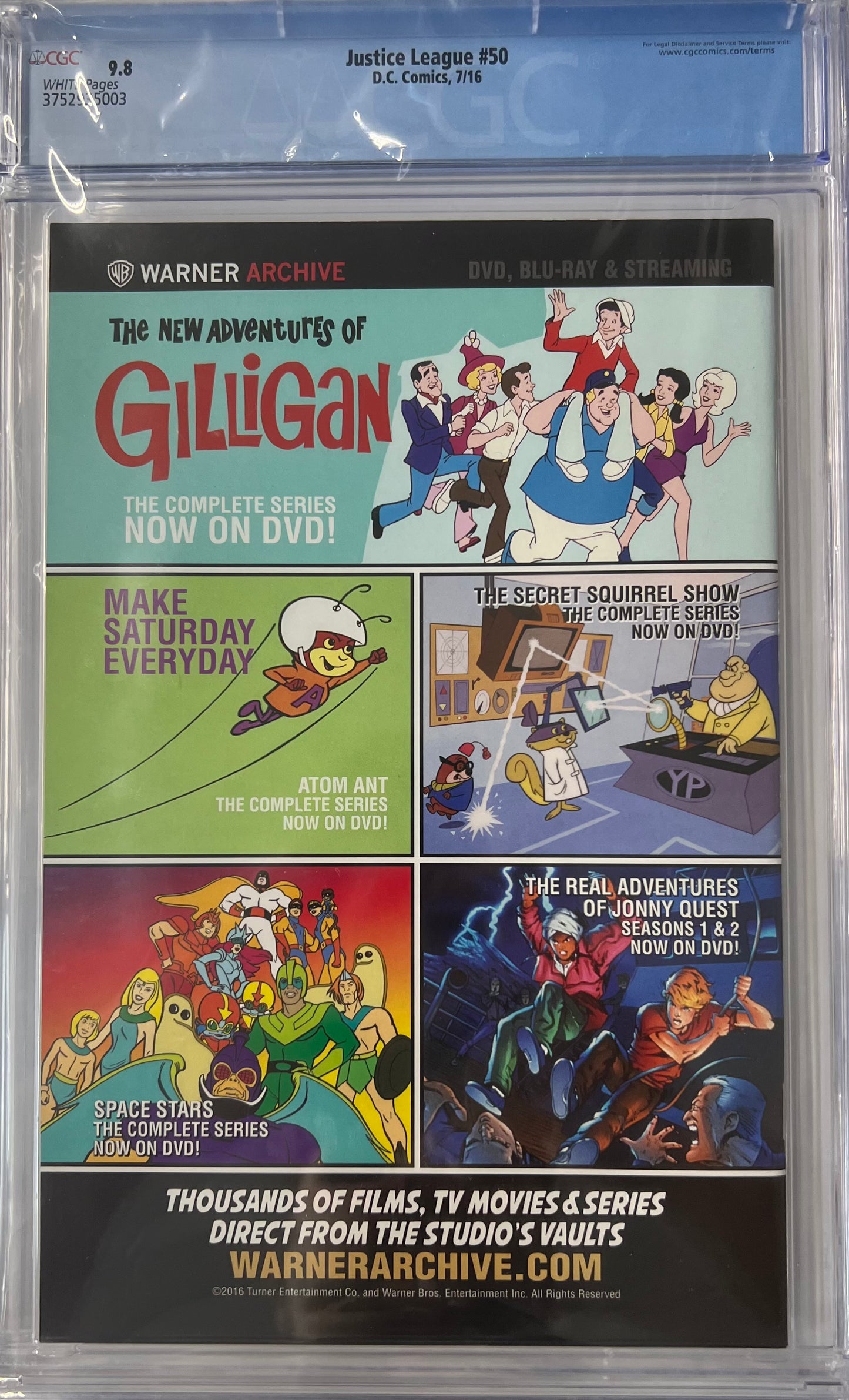 Justice League #50 CGC 9.8