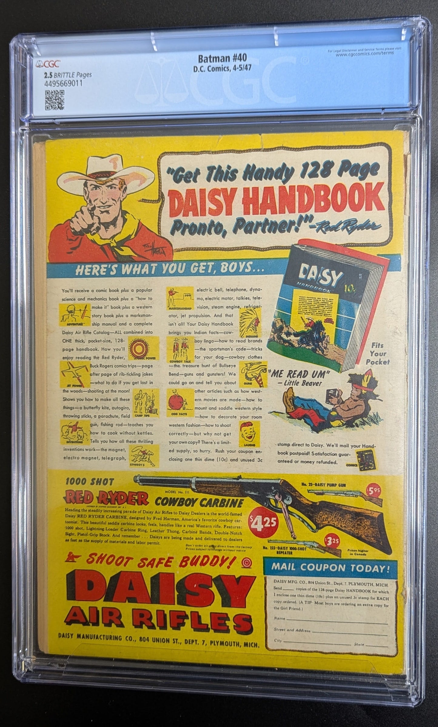 Detective Comics #233 CGC 2.5 1st Appearance of Batwoman