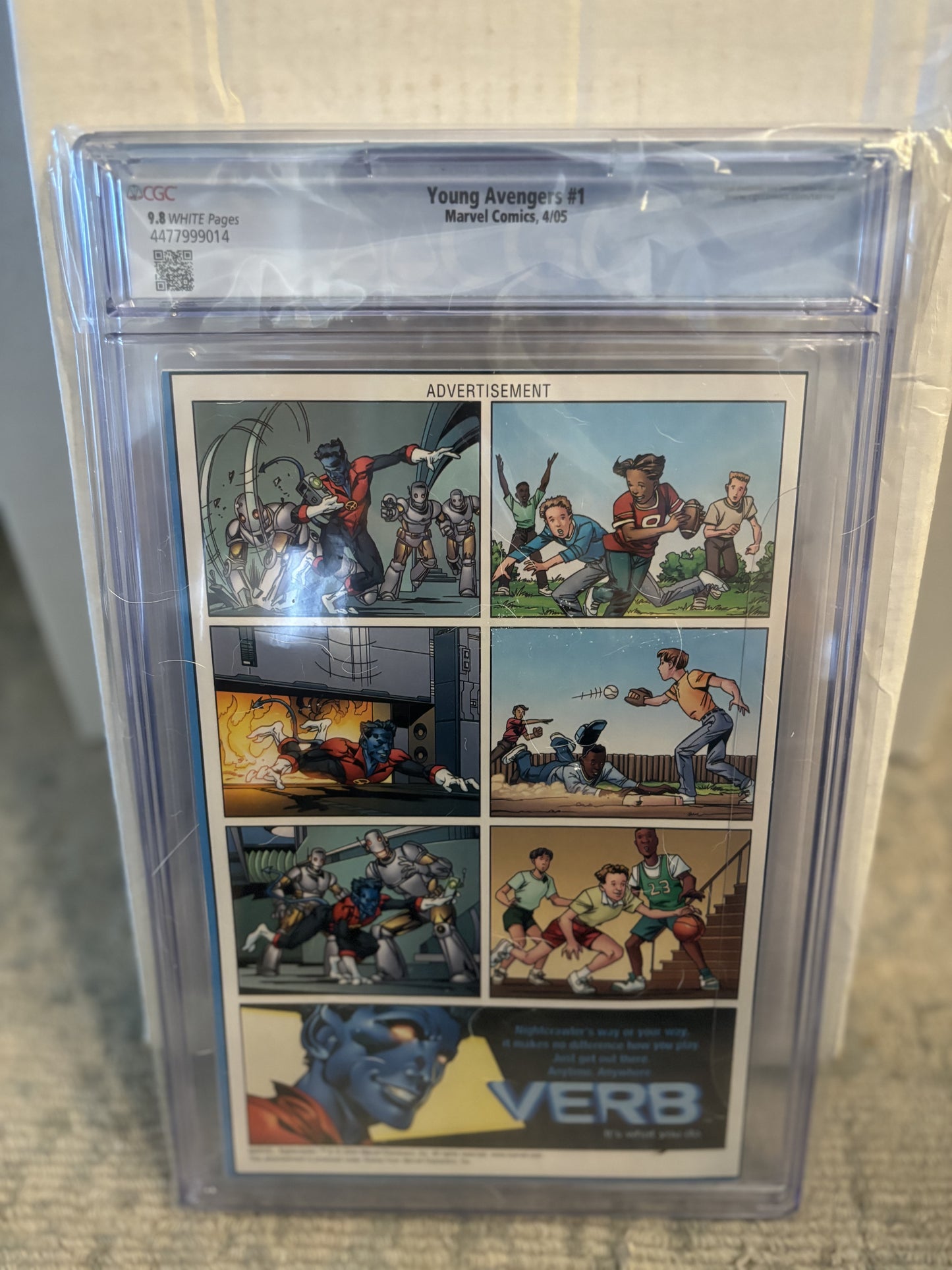 Young Avengers #1 CGC 9.8 - 1st Appearance of Young Avengers & Kate Bishop - Back