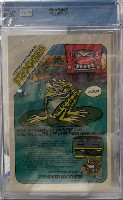 Alpha Flight #1, 9.6, 1st appearances Puck and Marrina, Origin of Alpha Flight