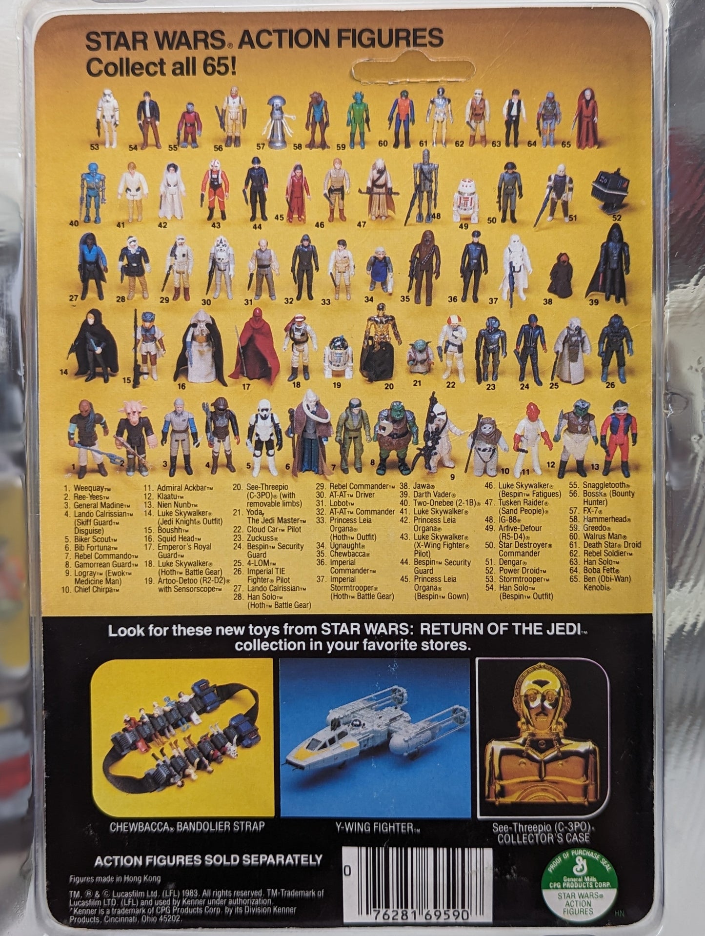 Star Wars Return of the Jedi Carded Nien Nunb Figure - Covert Comics and Collectibles