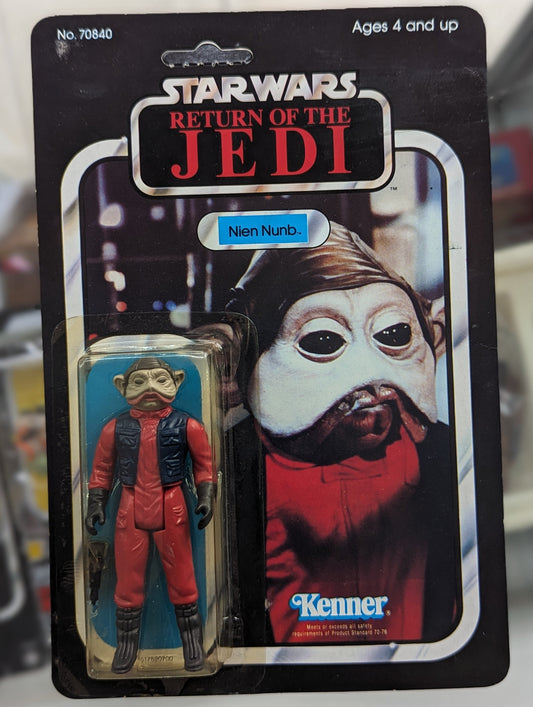 Star Wars Return of the Jedi Carded Nien Nunb Figure - Covert Comics and Collectibles