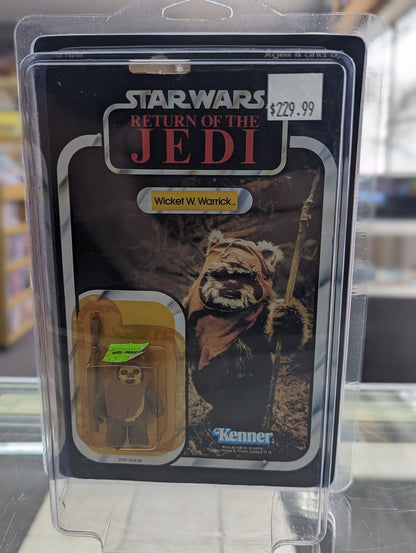 Star Wars Return of the Jedi Carded Wicket W. Warwick Figure - Covert Comics and Collectibles