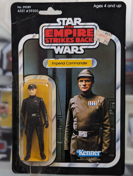 Star Wars The Empire Strikes Back Carded Imperial Commander Figure - Covert Comics and Collectibles