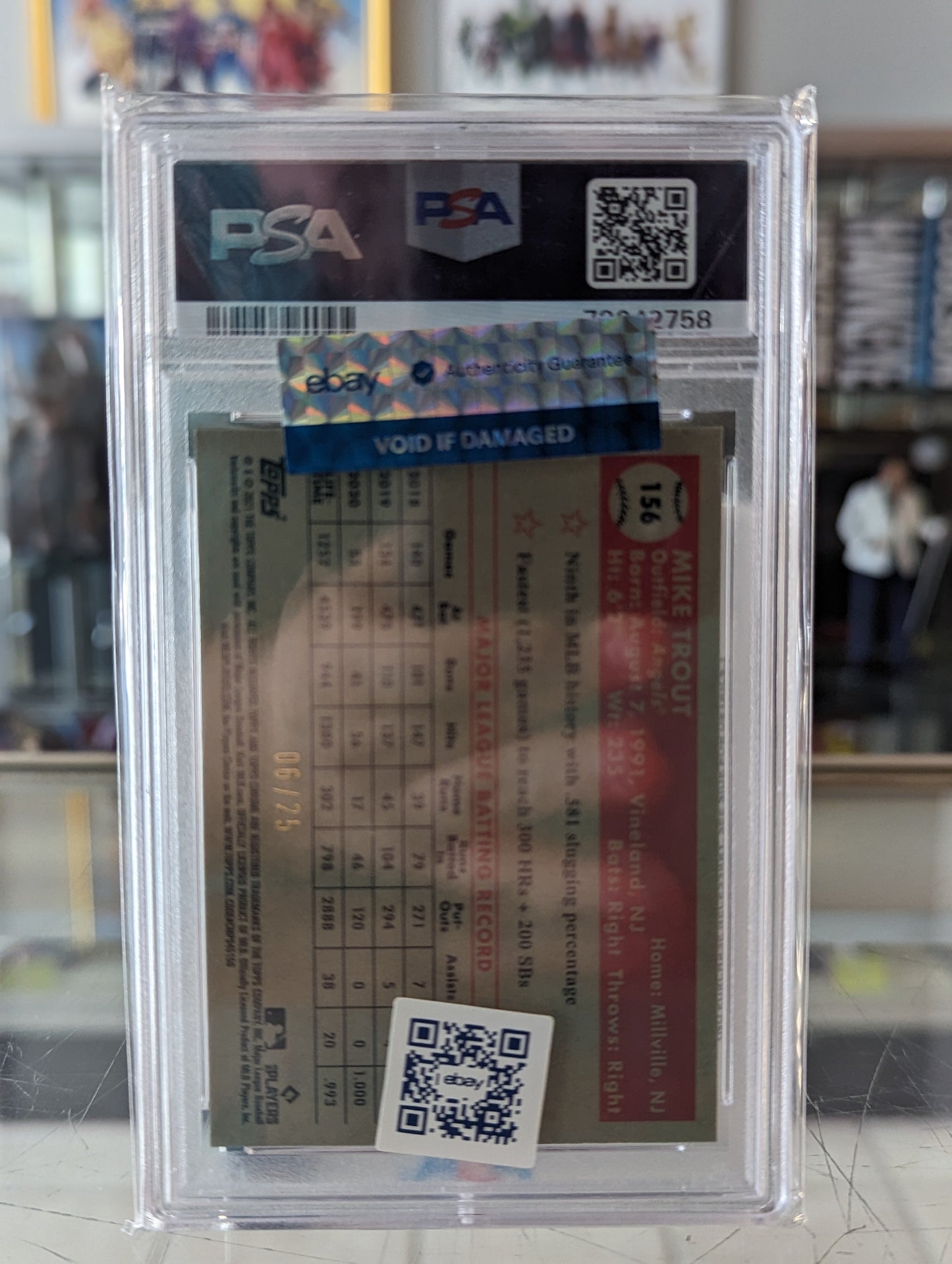 2021 Topps Chrome Platinum Anniversary Mike Trout 70th Orange Refractor - Covert Comics and Collectibles