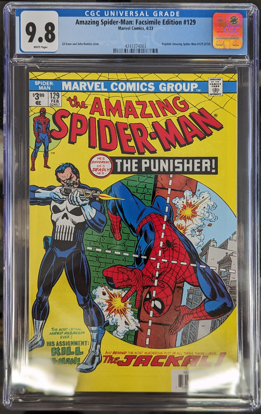 Amazing Spider-Man FACSIMILE #129 CGC 9.8 - Covert Comics and Collectibles