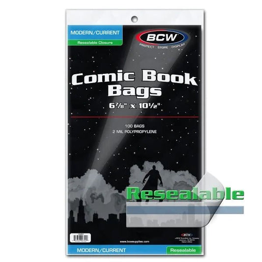 BCW Resealable Comic Bags - Covert Comics and Collectibles