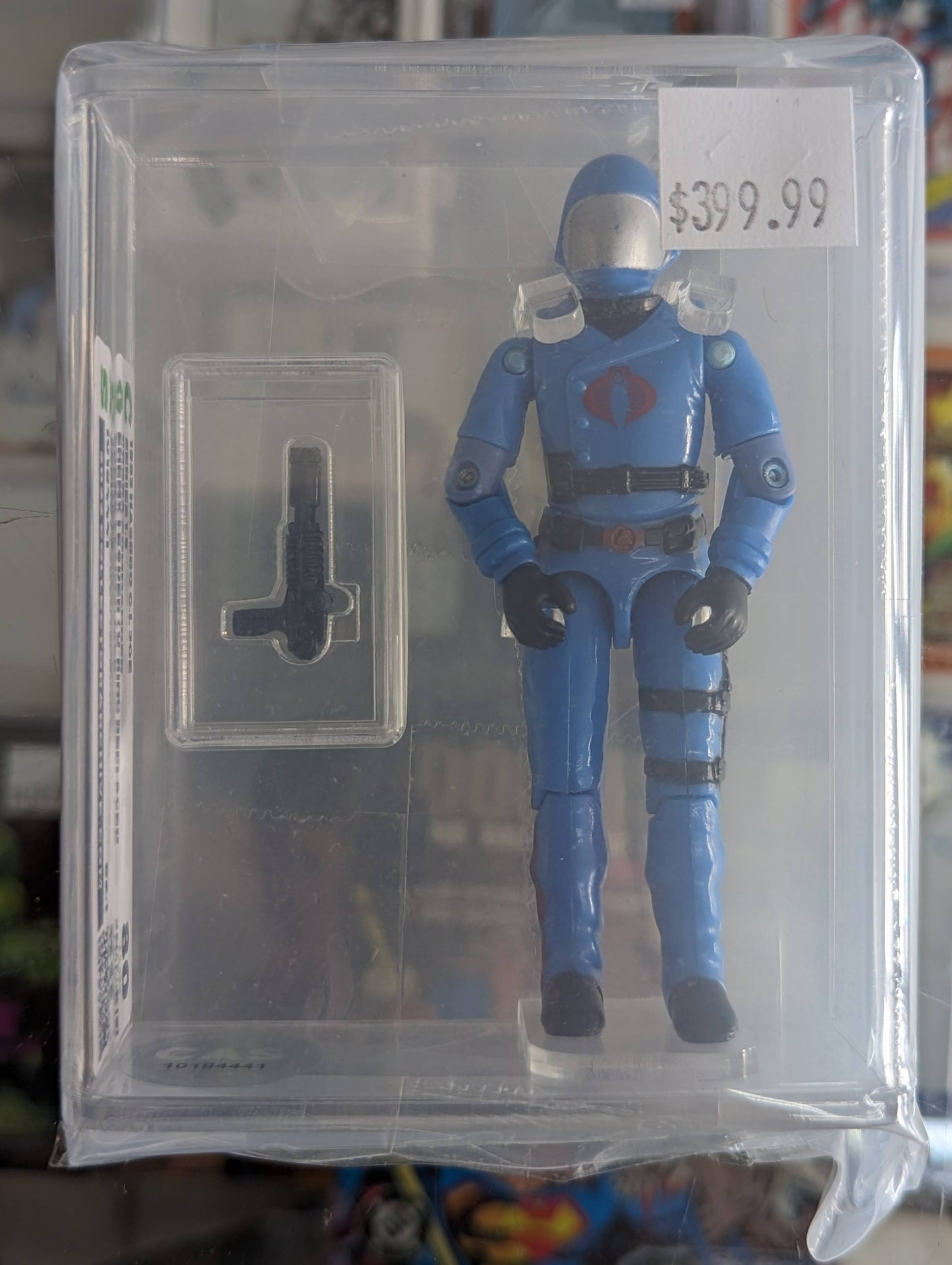 Cobra Commander 1982 G.I. Joe Series 1.5 CAS Graded 82.1 - Covert Comics and Collectibles