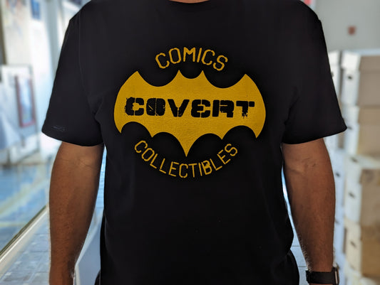 Covert Comics Bat Logo T-Shirt - Covert Comics and Collectibles