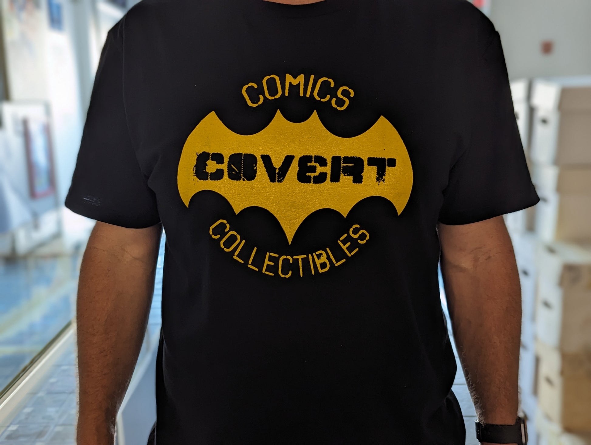 Covert Comics Bat Logo T-Shirt - Covert Comics and Collectibles