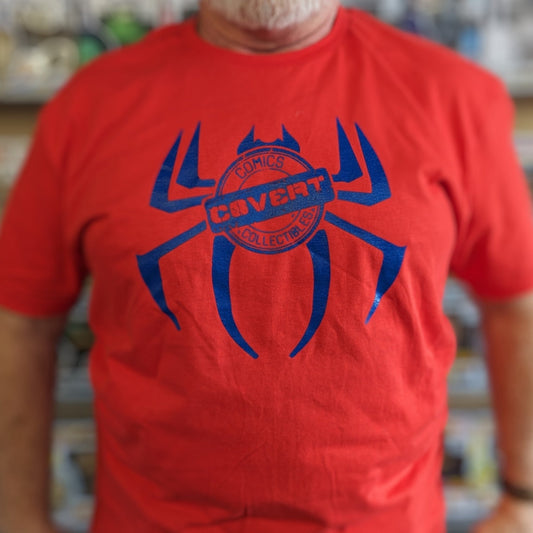 Covert Comics Spider Logo T-Shirt - Covert Comics and Collectibles