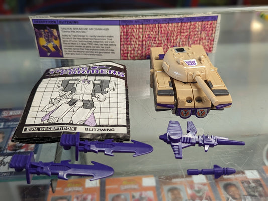 G1 Blitzwing Triple Changer Transformers 1985 - Covert Comics and Collectibles