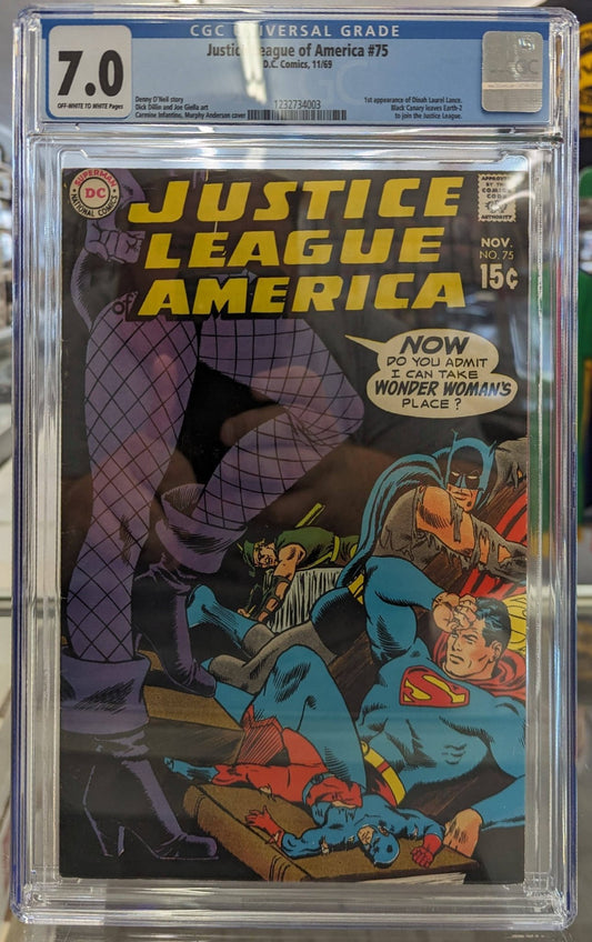 Jutice League of America #75 CGC 7.0 - Covert Comics and Collectibles