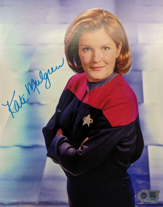 Kate Mulgrew (Kathryn Janeway) Signed 11x14 - Covert Comics and Collectibles