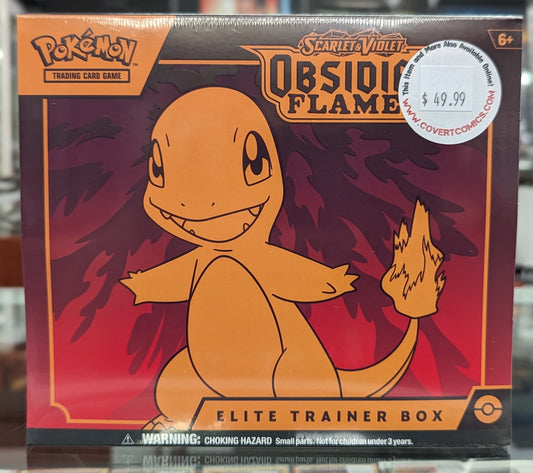 Pokémon TCG: Scarlet & Violet Obsidian Flame Elite Trainer Box - Covert Comics and Collectibles