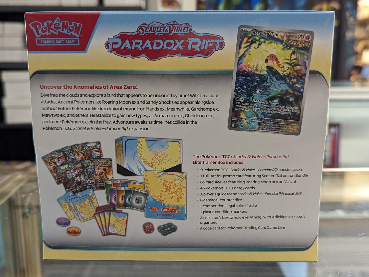 Pokémon TCG: Scarlet & Violet Paradox Rift Elite Trainer Box - Covert Comics and Collectibles