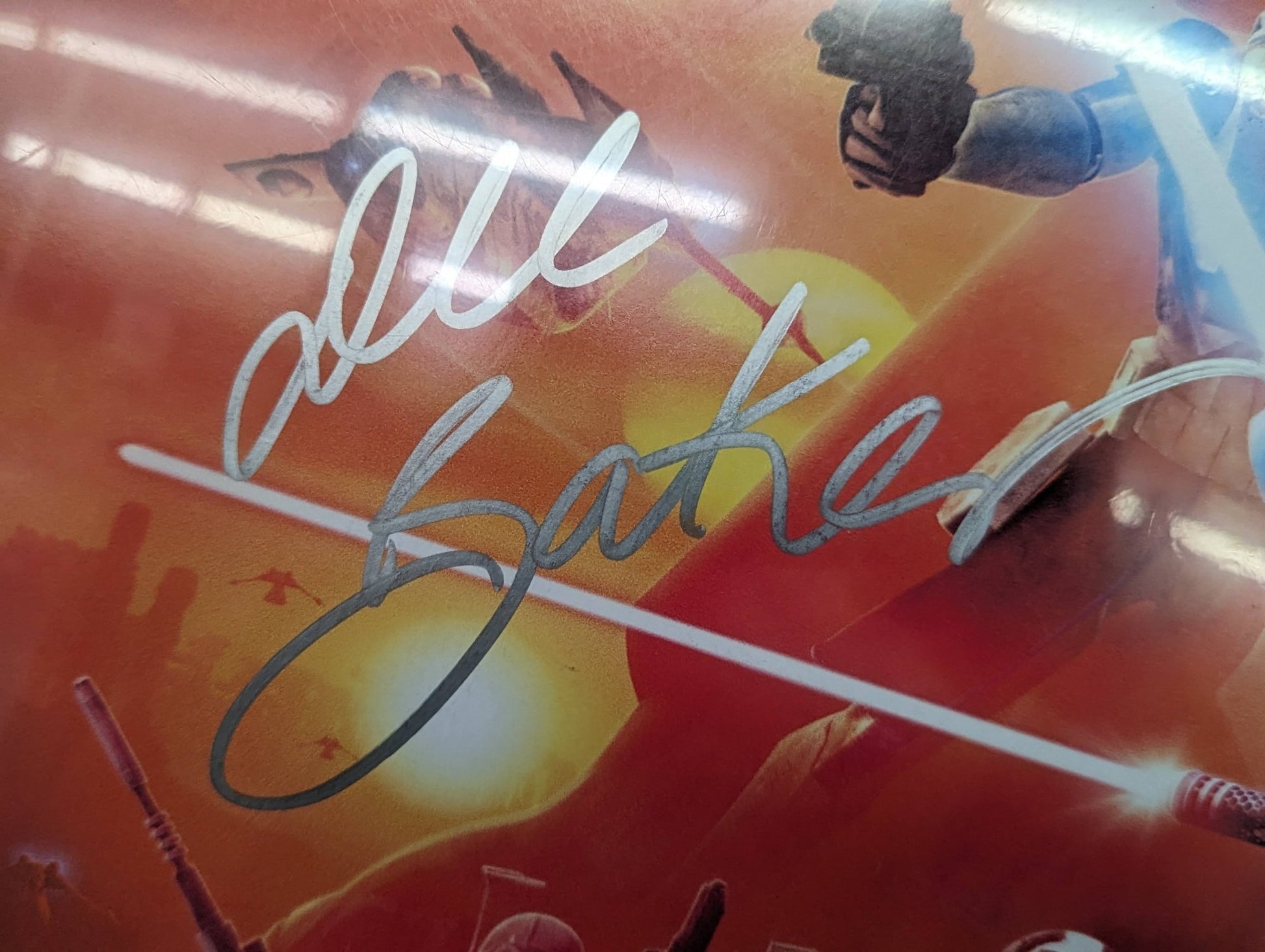 Star Wars: The Clone Wars Cast Signed Poster - Covert Comics and Collectibles