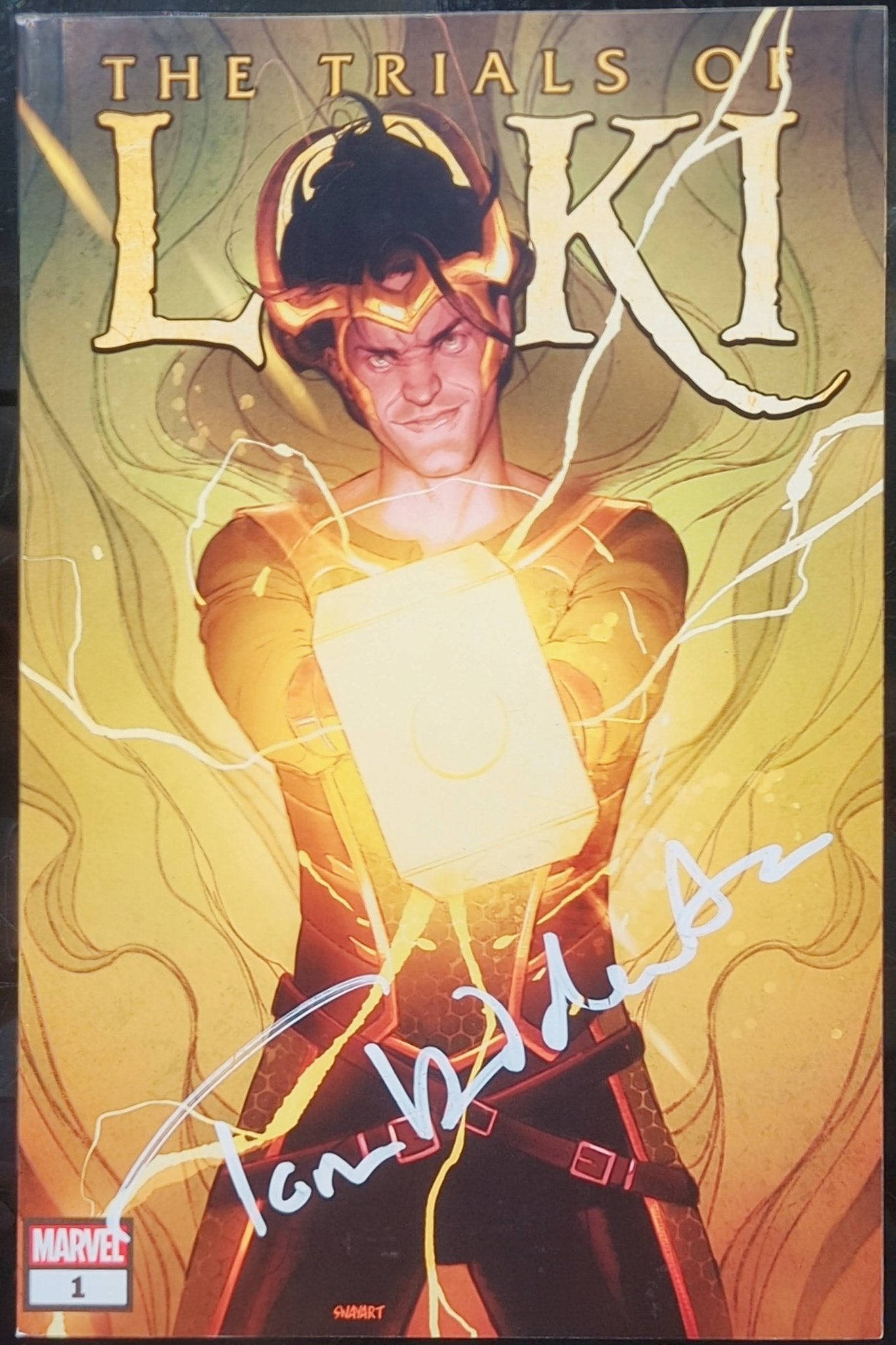 Tom Hiddleston Signed Trials of Loki Comic - Covert Comics and Collectibles