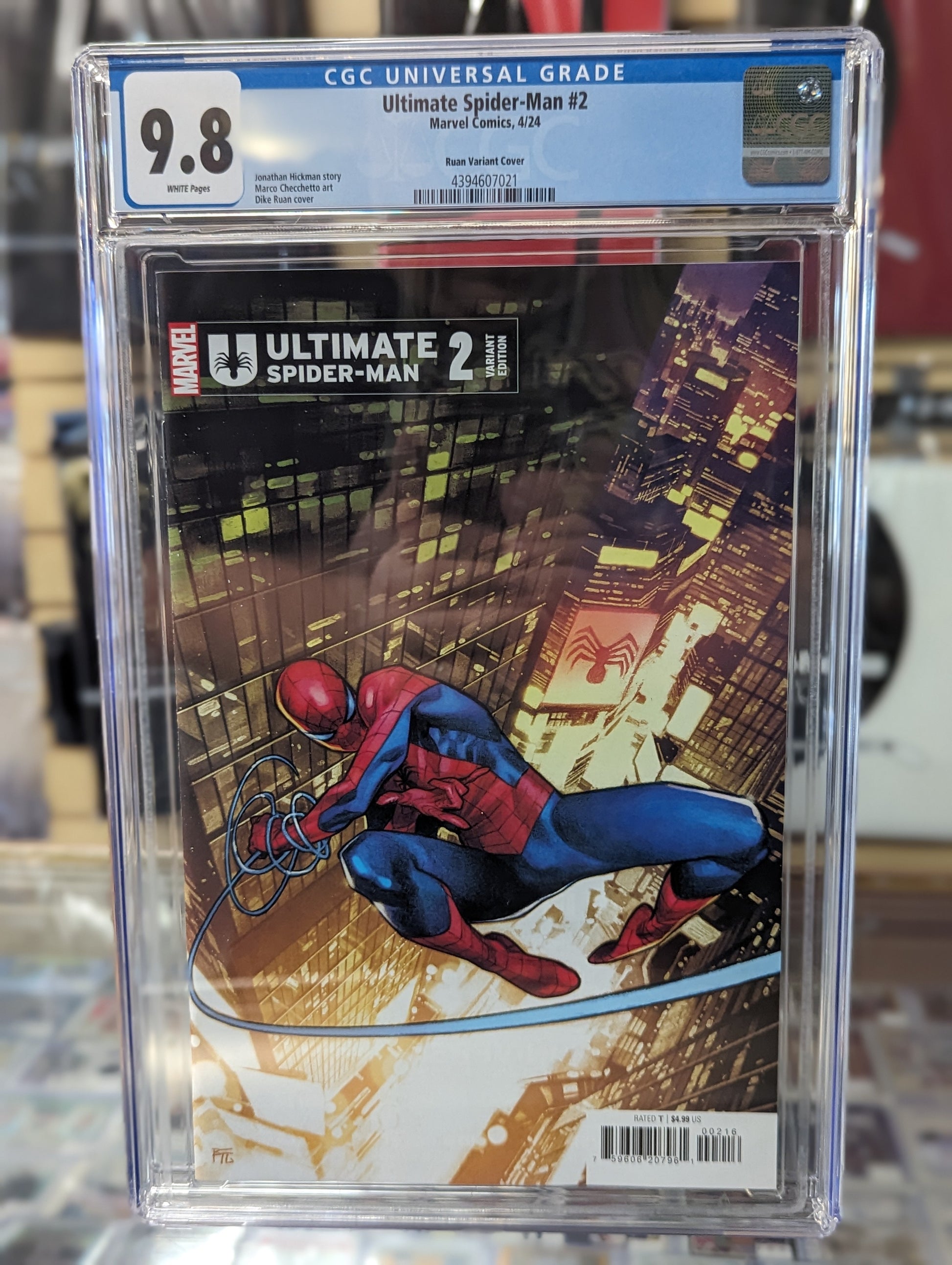 Ultimate Spider-Man (2024) #2 1:25 Ruan Variant CGC 9.8 - Covert Comics and Collectibles