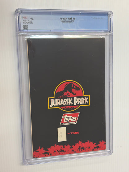 Jurassic Park #1 Amberchrome Edition 2356/7500 CGC 9.6
