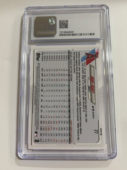2021 Topps Mike Trout CSG 8.5