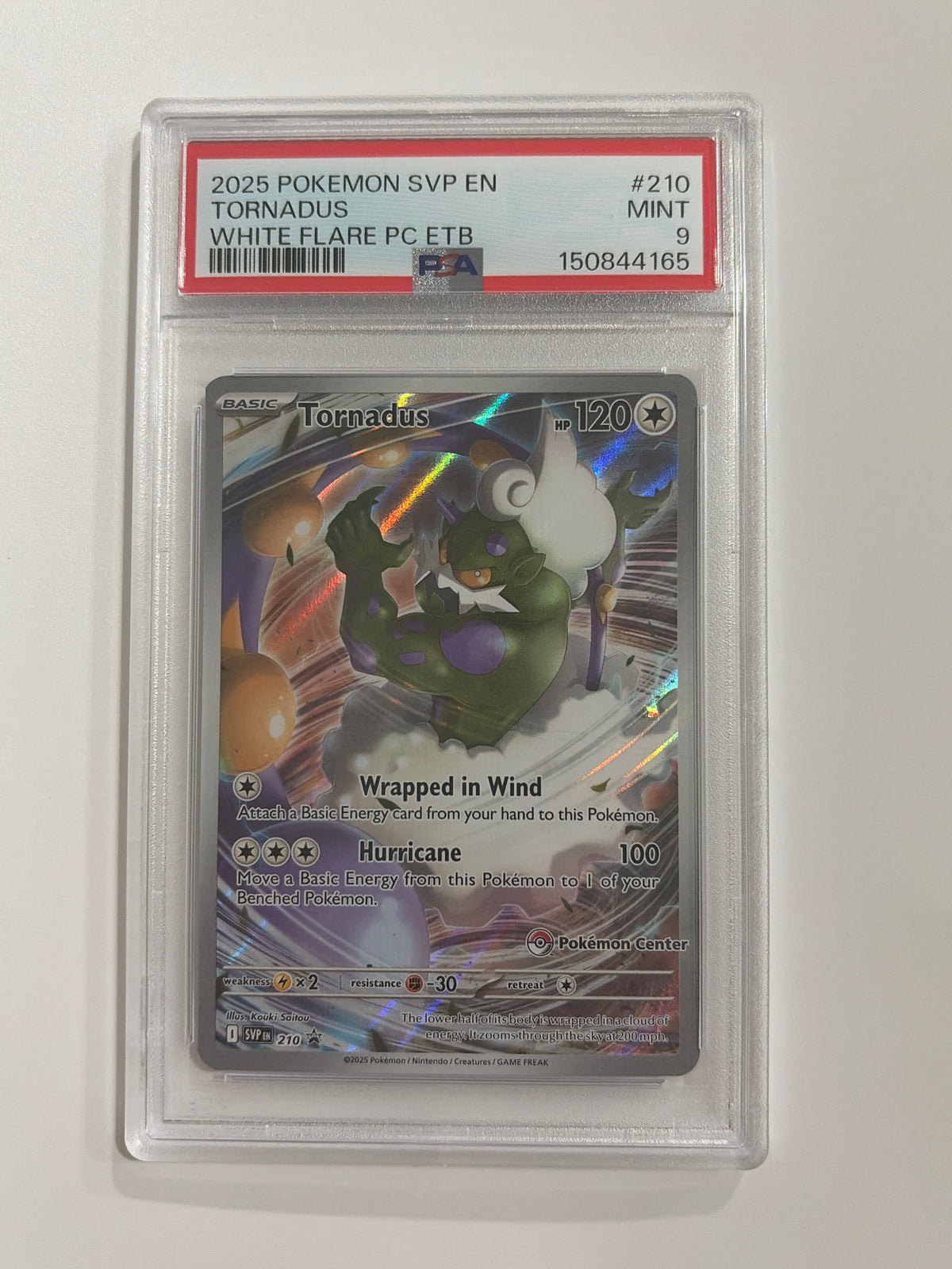 2025 Pokemon SVP EN Tornadus PSA 9