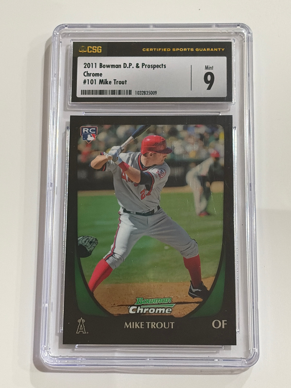 2011 Bowman D.P. & Prospects Mike Trout CSG 9