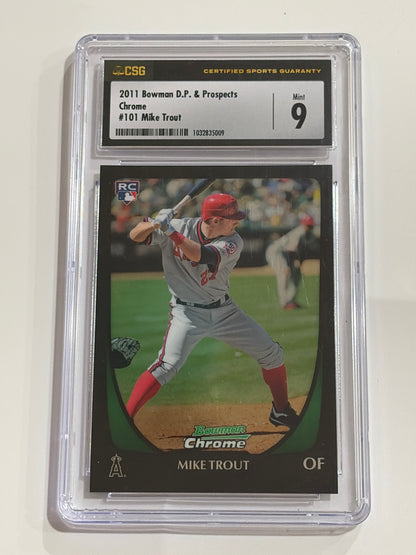 2011 Bowman D.P. & Prospects Mike Trout CSG 9