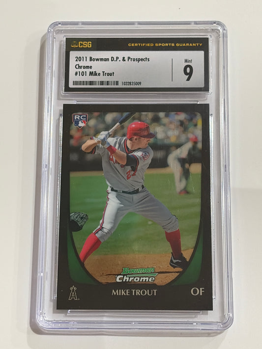 2011 Bowman D.P. & Prospects Mike Trout CSG 9