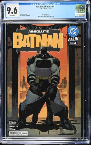 Absolute Batman #1 CGC 9.6