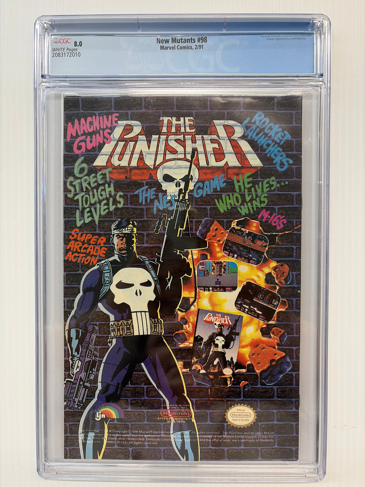 New Mutants #98 CGC 8.0 1st Appearance of Deadpool