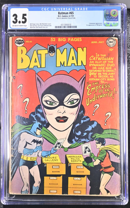 Batman #65 CGC 3.5 DC Universe Collection