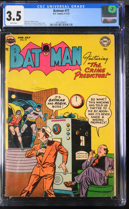 Batman #77 CGC 3.5