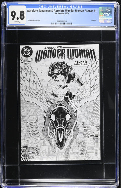 Absolute Superman & Wonder Woman Ashcan #1 CGC 9.8