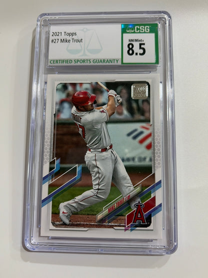 2021 Topps Mike Trout CSG 8.5