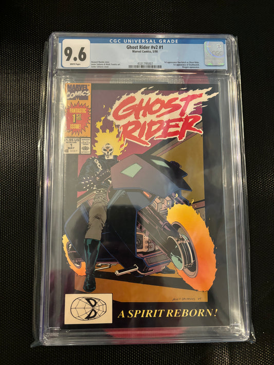 Ghost Rider #v2 #1 CGC 9.6 -Front