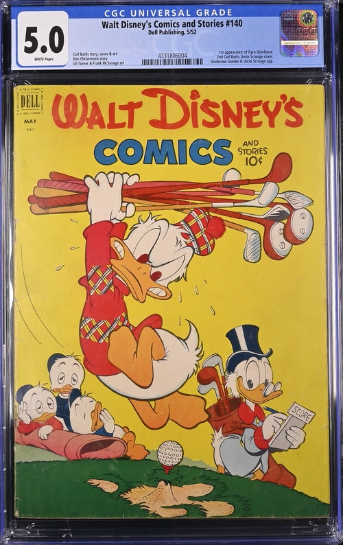Walt Disney’s Comics and Stories #140 CGC 5.0