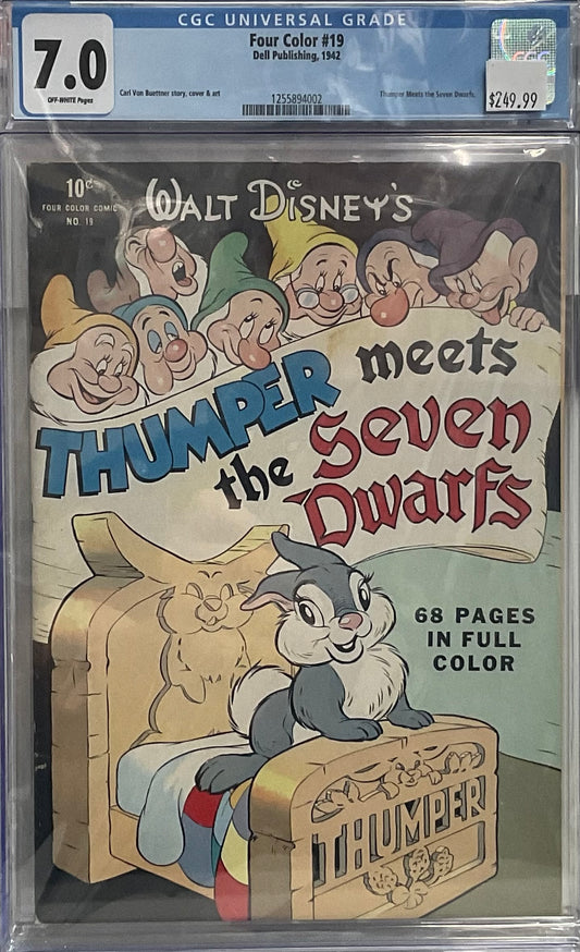 Four Color #19 CGC 7.0 (Thumper Meets the Seven Dwarfs)