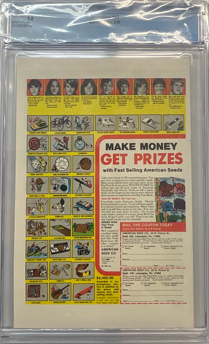 Defenders #57, CGC 9.8, Ms. Marvel Appearance
