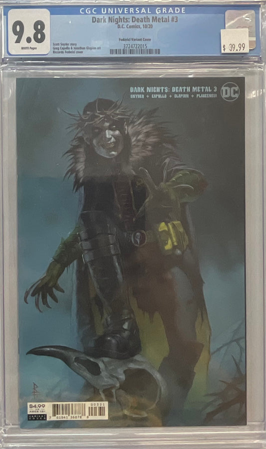 Dark Knights: Death Metal #3, CGC 9.8