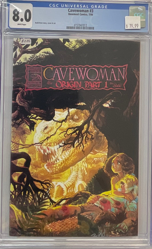 Cavewoman #3, CGC 8.0