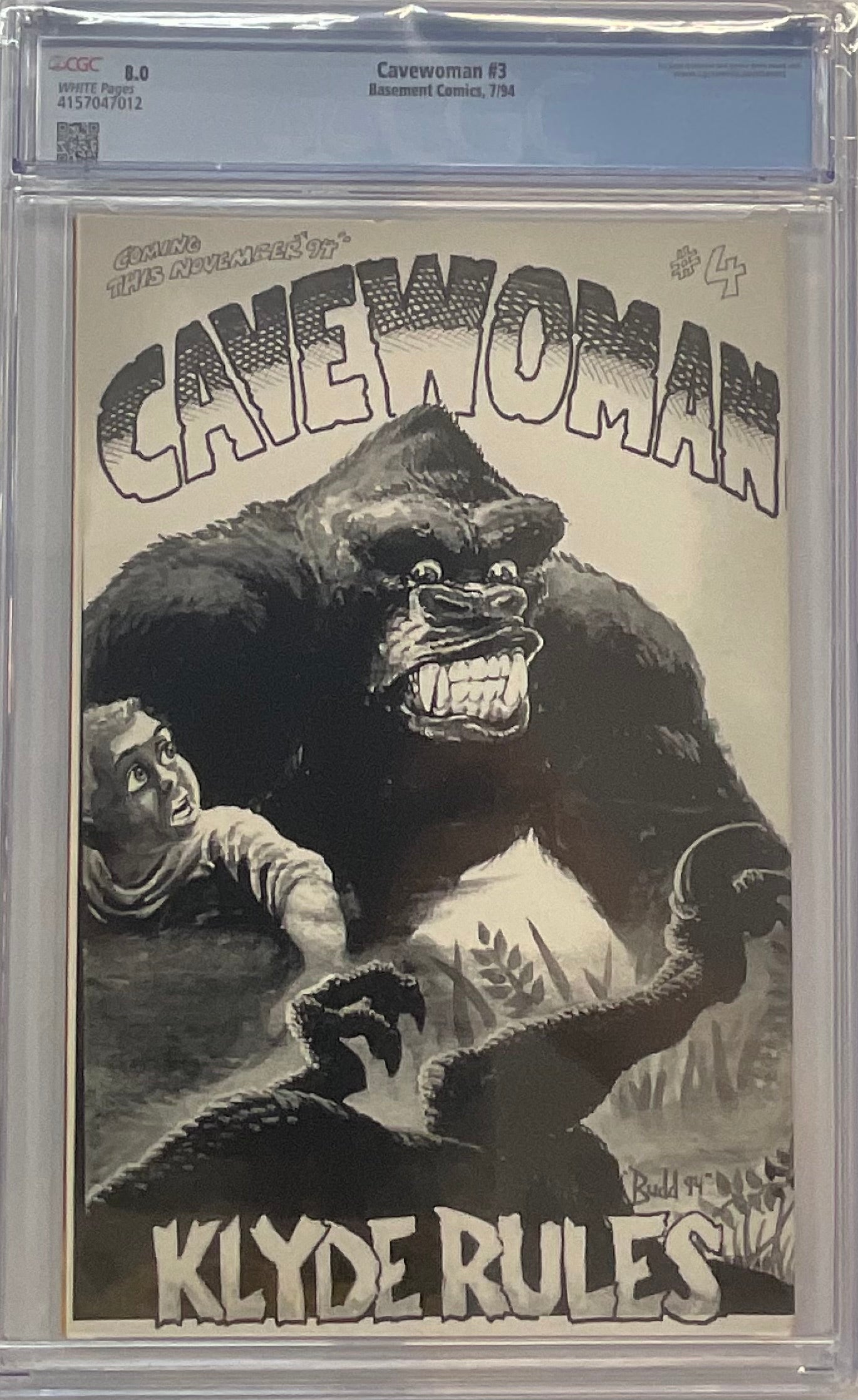 Cavewoman #3, CGC 8.0