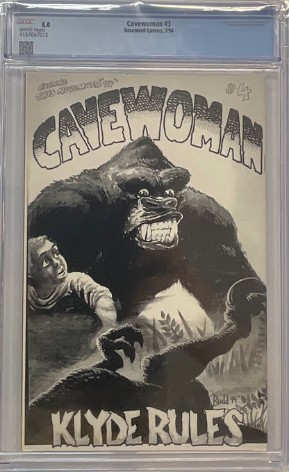 Cavewoman #3, CGC 8.0